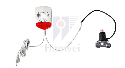 GT LPG gas alarm with shut off valve